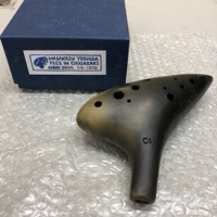 Ti amo ティアーモ オカリナ MASAKAZU YOSHIDA ANNO 2004 C4-1072 黒陶器